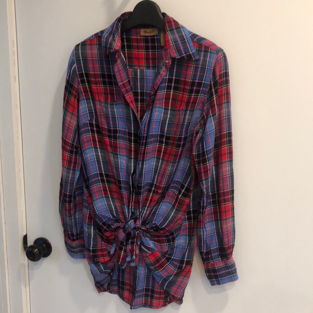 Wrangler Plaid Shirt or Short Dress